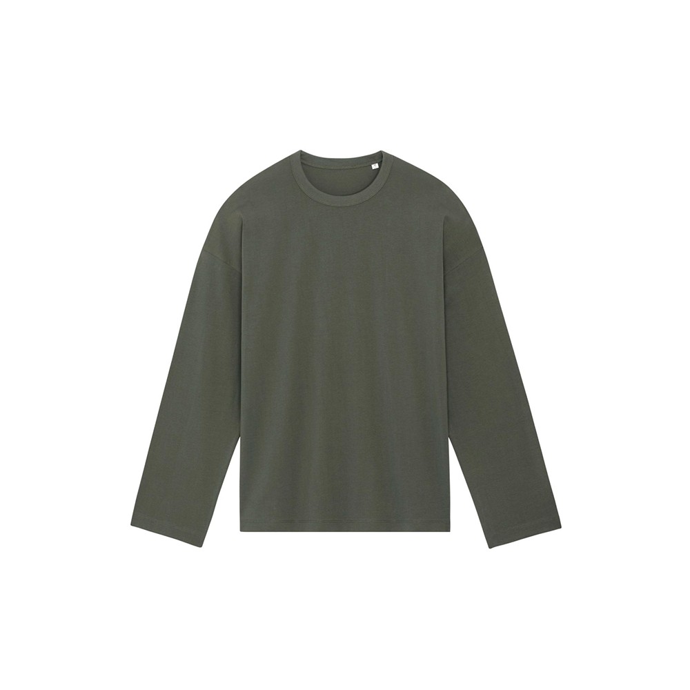 KOSZULKA LONGSLEEVE OVERSIZED UNISEX KHAKI