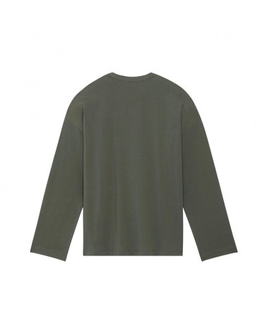 KOSZULKA LONGSLEEVE OVERSIZED UNISEX KHAKI
