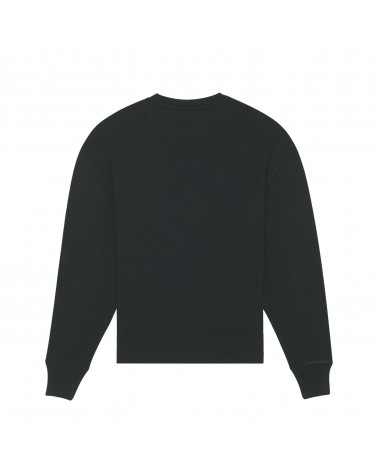 HEAVY HOODIE SHORT UNISEX RELAXED FIT BLACK