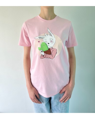 TSHIRT UNISEX CHARLUNA NADRUK KRÓLICZEK