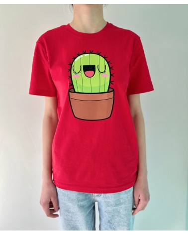 TSHIRT UNISEX CHARLUNA NADRUK KAKTUS