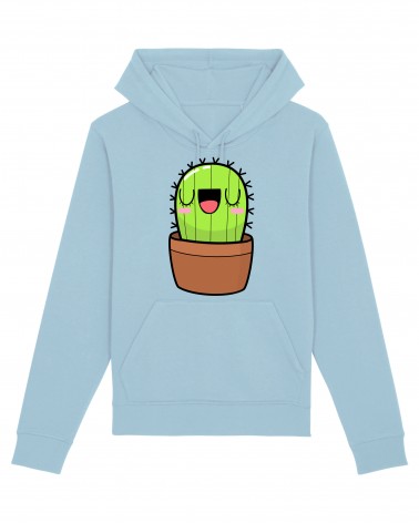 BLUZA Z KAPTUREM UNISEX CHARLUNA NADRUK KAKTUS