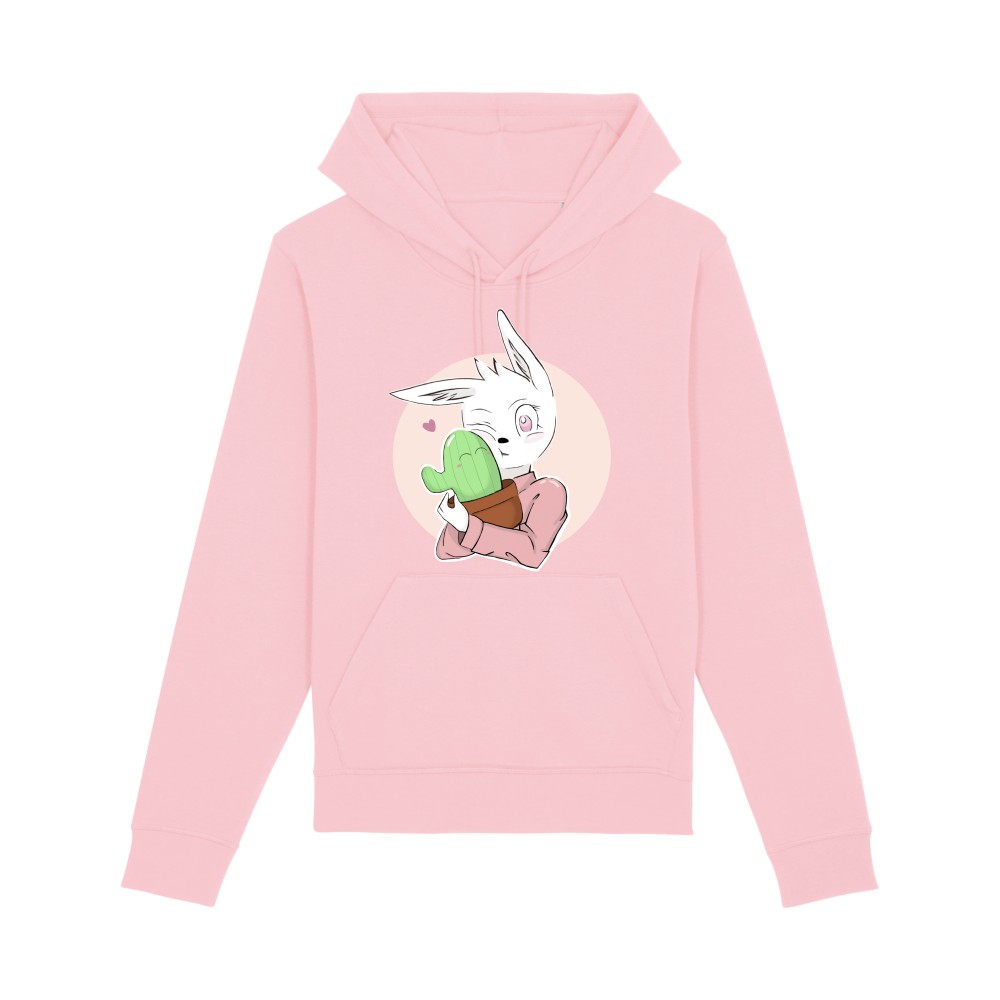 BLUZA Z KAPTUREM UNISEX CHARLUNA NADRUK KRÓLICZEK