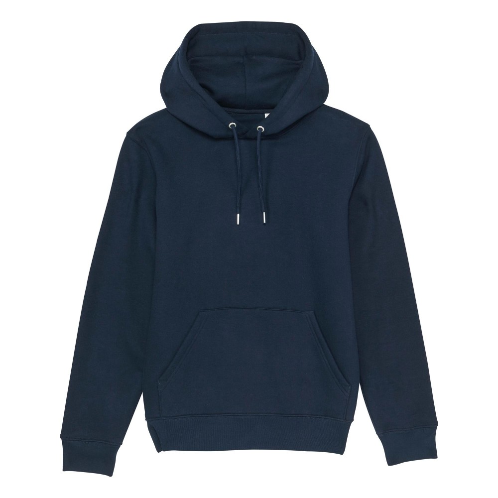 BLUZA Z KAPTUREM UNISEX MEDIUM FIT GRANATOWA