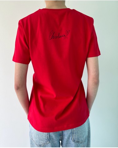 TSHIRT UNISEX CHARLUNA NADRUK SUMMER VIBES