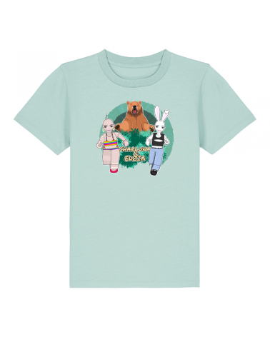 TSHIRT DZIECIĘCY CHARLUNA NADRUK UCIECZKA