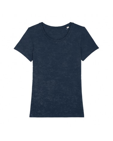 DOPASOWANY TSHIRT DAMSKI GRANATOWY