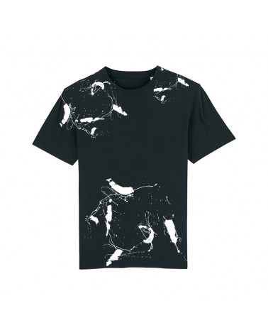 KLASYCZNY TSHIRT UNISEX MEDIUM FIT CZARNY