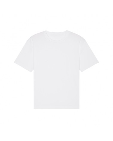 TSHIRT LUŹNY UNISEX BIAŁY