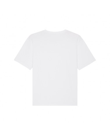 TSHIRT LUŹNY UNISEX BIAŁY