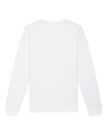 LEKKO DOPASOWANA BLUZA UNISEX BIAŁA