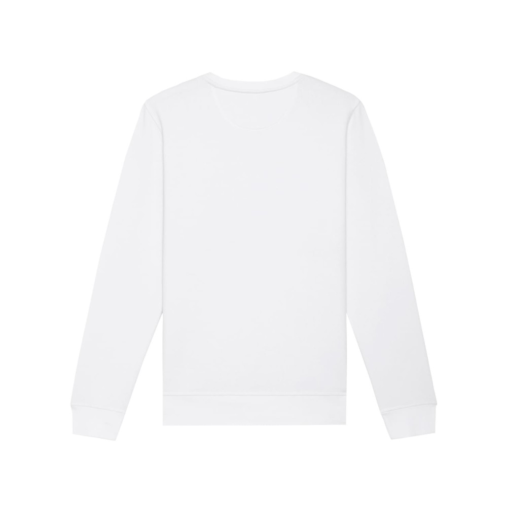LEKKO DOPASOWANA BLUZA UNISEX BIAŁA LEKKO DOPASOWANA BLUZA UNISEX BIAŁA