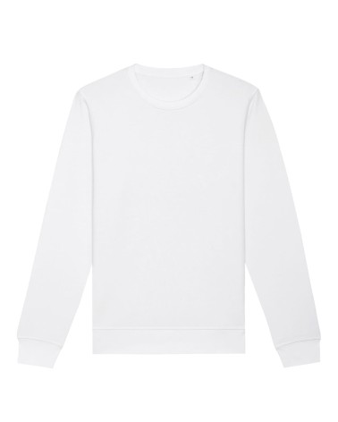 LEKKO DOPASOWANA BLUZA UNISEX BIAŁA