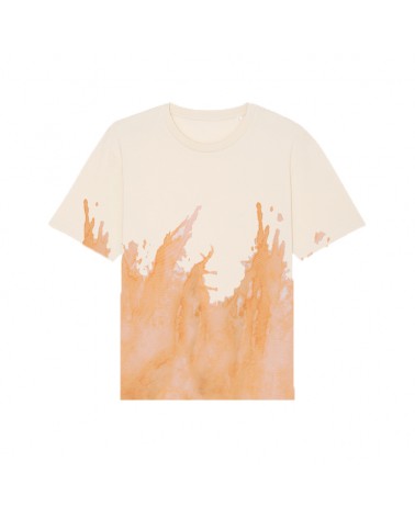 TSHIRT LUŹNY UNISEX BEŻOWY