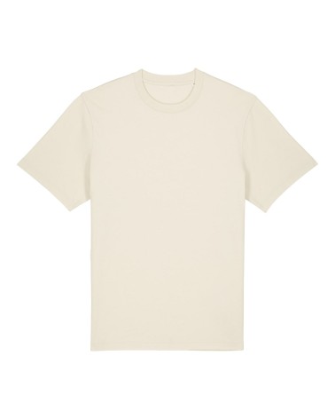 KLASYCZNY TSHIRT UNISEX MEDIUM FIT BEŻOWY