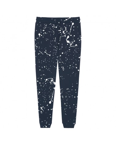 SPODNIE JOGGERY LEKKO DOPASOWANE UNISEX GRANATOWE