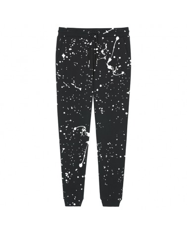 SPODNIE JOGGERY LEKKO DOPASOWANE UNISEX CZARNE