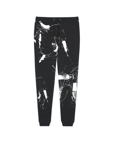 SPODNIE JOGGERY LEKKO DOPASOWANE UNISEX CZARNE