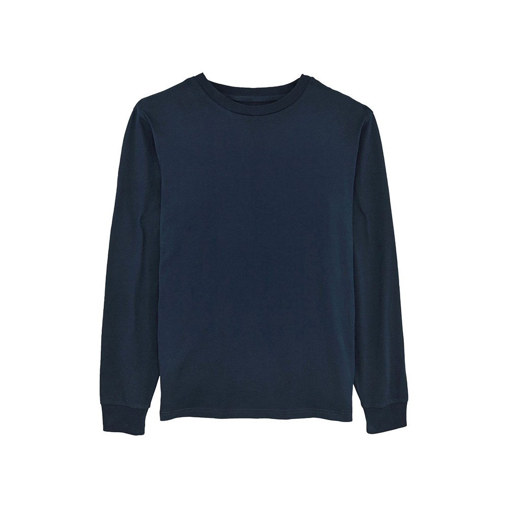 LONGSLEEVE MEDIUM FIT UNISEX ZE ŚCIĄGACZEM GRANATOWY