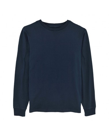 LONGSLEEVE MEDIUM FIT UNISEX ZE ŚCIĄGACZEM GRANATOWY