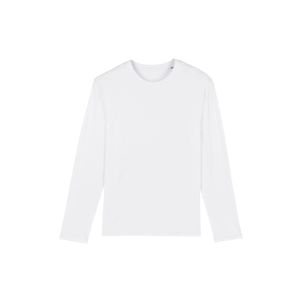 KOSZULKA LONGSLEEVE MEDIUM FIT MĘSKA BIAŁA KOSZULKA LONGSLEEVE MEDIUM FIT MĘSKA BIAŁA