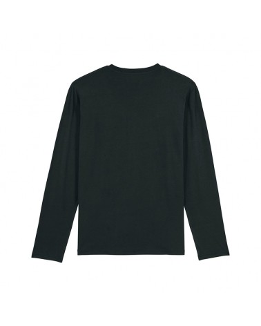 KOSZULKA LONGSLEEVE MEDIUM FIT MĘSKA CZARNA