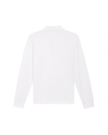 POLO LONGSLEEVE UNISEX BIAŁE