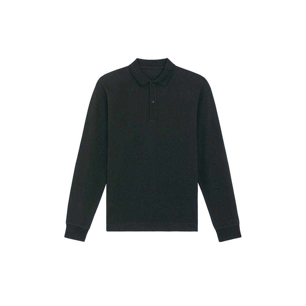 POLO LONGSLEEVE UNISEX CZARNE
