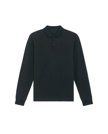 POLO LONGSLEEVE UNISEX CZARNE