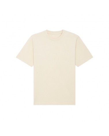 DŁUGI LUŹNY TSHIRT UNISEX BEŻOWY