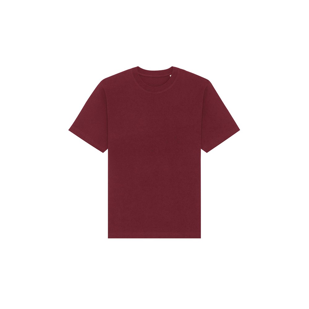 DŁUGI LUŹNY TSHIRT UNISEX BORDO