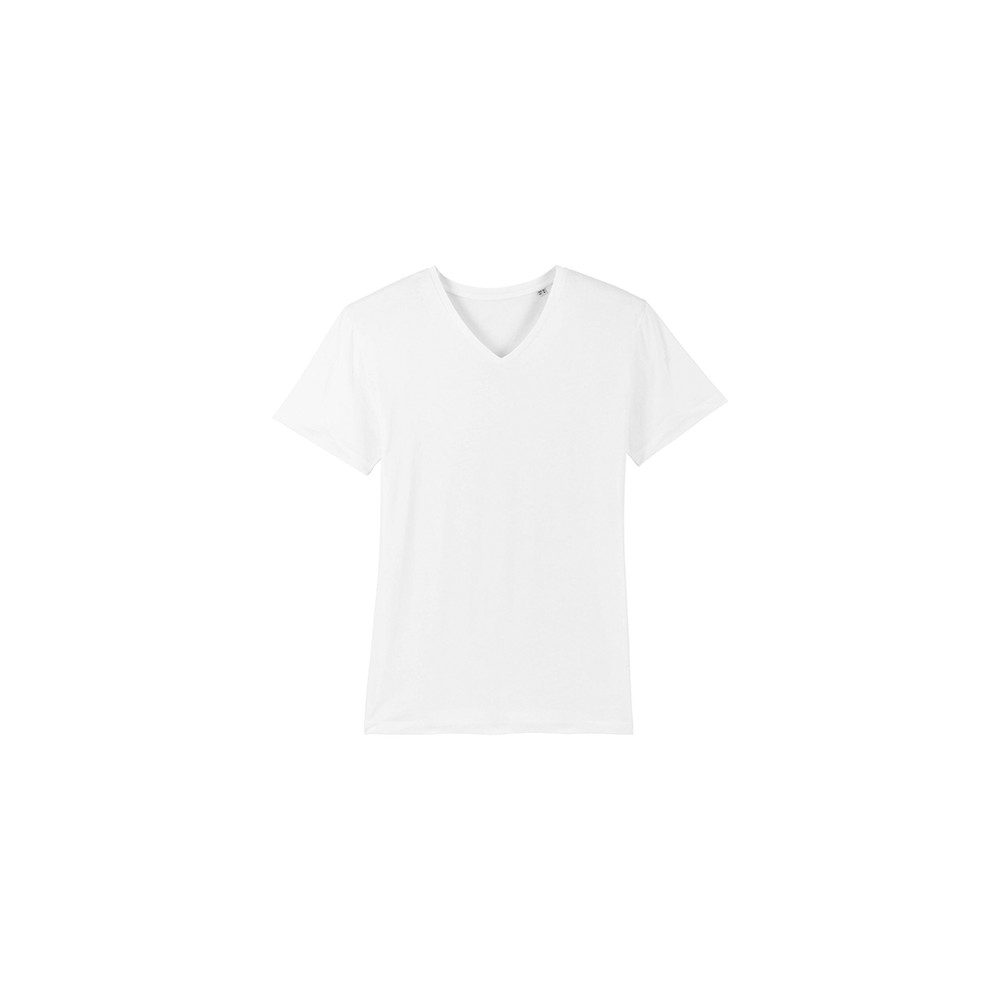 TSHIRT MĘSKI W SEREK LEKKO DOPASOWANY BIAŁY TSHIRT MĘSKI W SEREK LEKKO DOPASOWANY BIAŁY