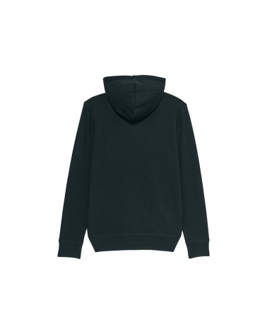 LEKKO DOPASOWANA BLUZA ROZPINANA UNISEX CZARNY