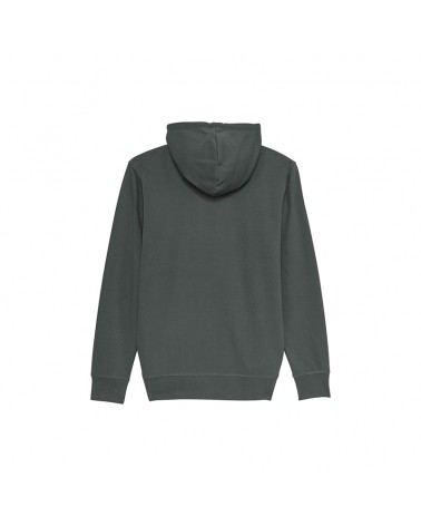 LEKKO DOPASOWANA BLUZA ROZPINANA UNISEX ANTRACYT