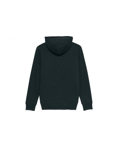 THE ICONIC MEN'S ZIP-THRU HOODIE SWEATSHIRT BLACK