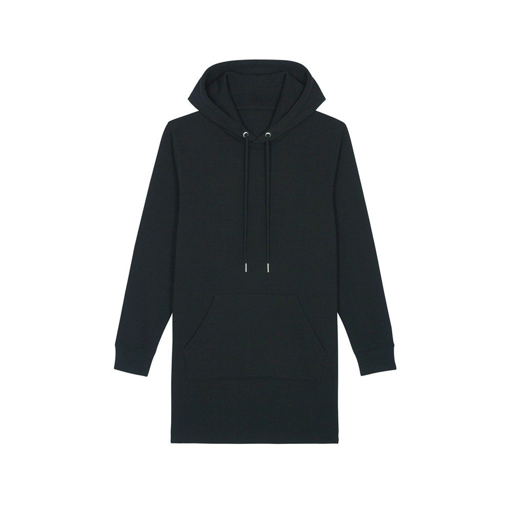 THE WOMEN'S HOODIE DRESS BLACK