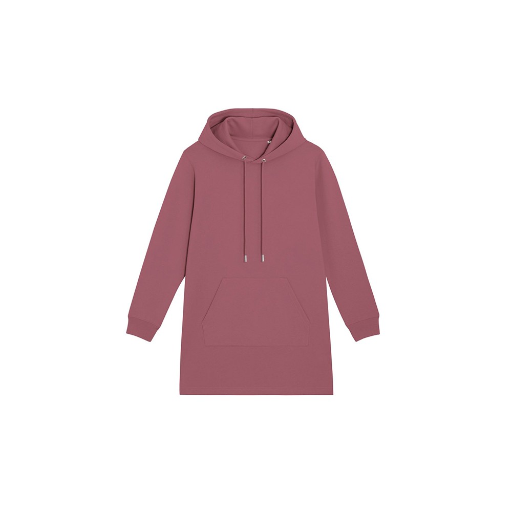 THE WOMEN'S HOODIE DRESS HIBISCUS ROSE