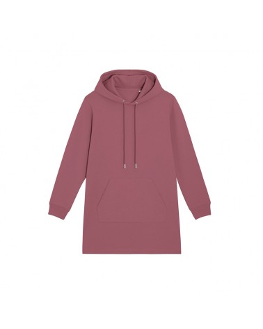 THE WOMEN'S HOODIE DRESS HIBISCUS ROSE
