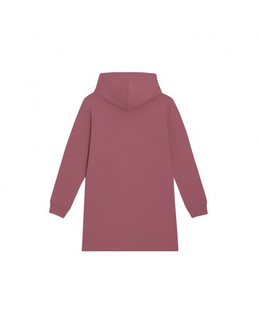 THE WOMEN'S HOODIE DRESS HIBISCUS ROSE