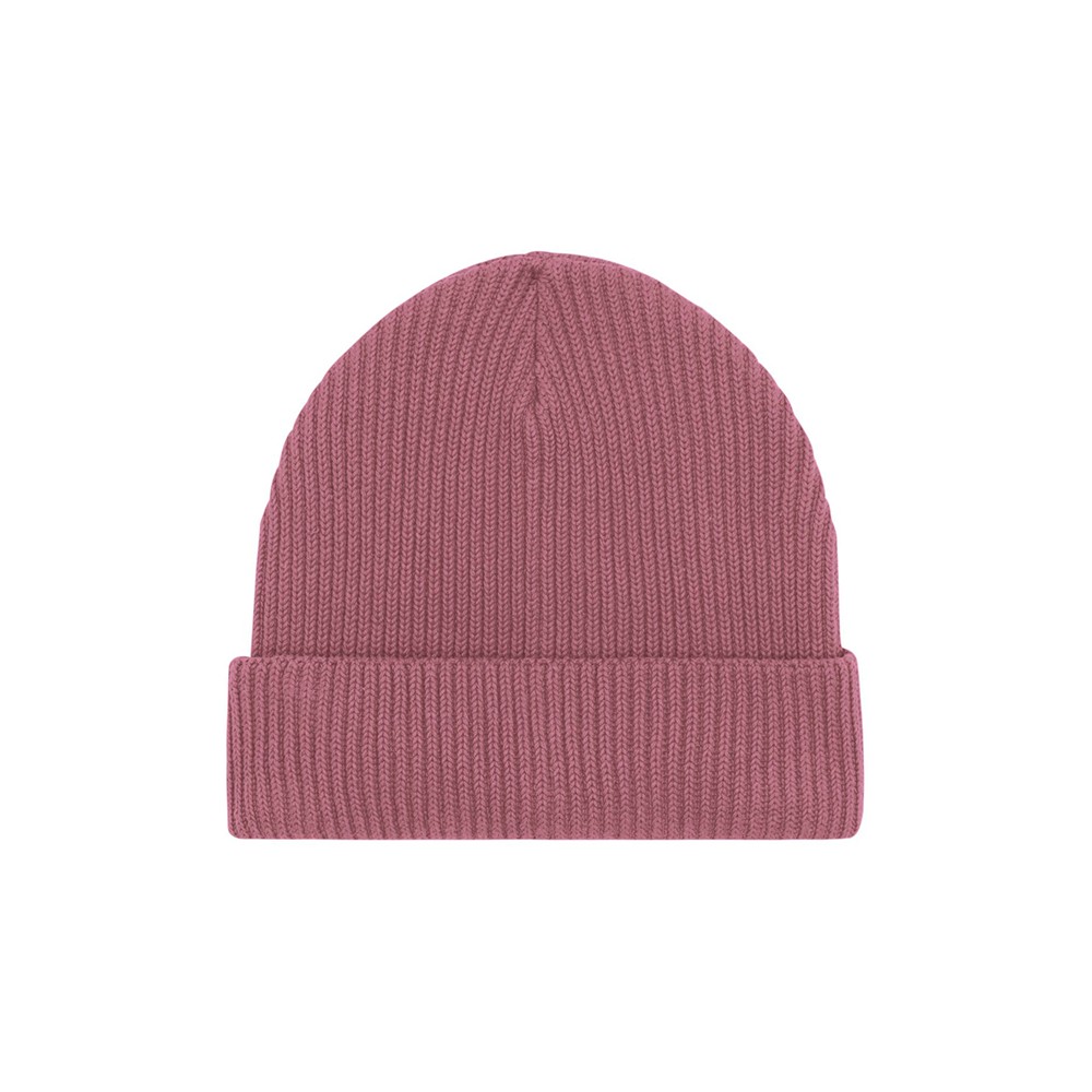 LUŹNA CZAPKA BEANIE BRUDNY RÓŻ